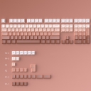 Rouge 104+30 Keys OEM Profile PBT Doubleshot Top Legends Keycaps Set for MX Keyboard